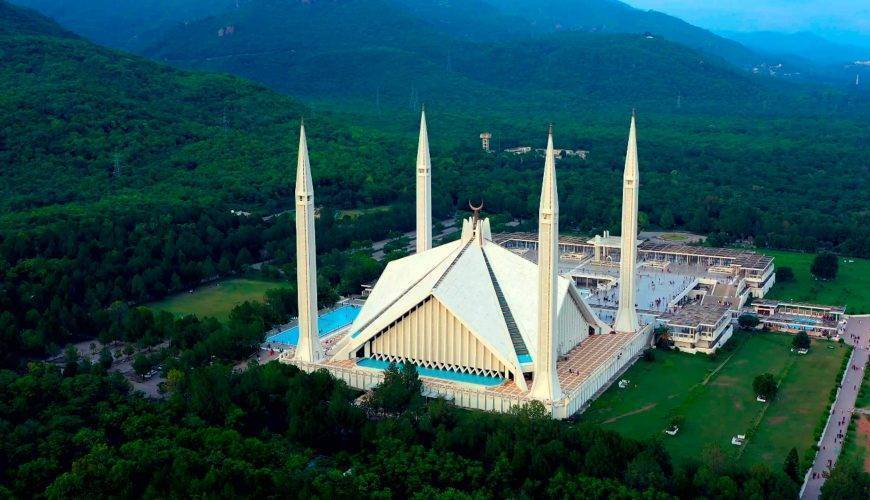 Faisal Mosque Islamabad is the capital of Pakistan.